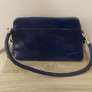 Navy Leather Purse
